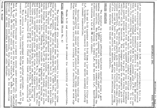 VT-71-M-A TS-4J; Motorola Inc. ex (ID = 726022) Télévision