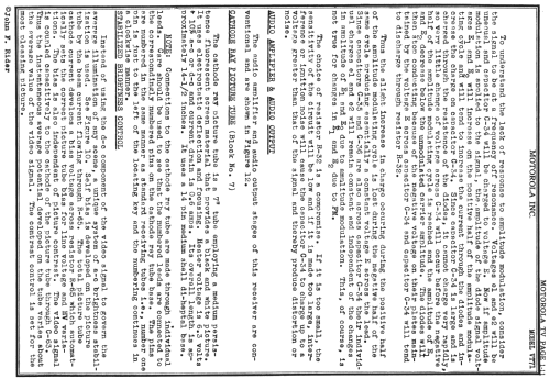 VT-71-M-A TS-4J; Motorola Inc. ex (ID = 726024) Television