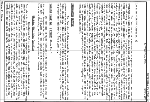 VT-71-M-A TS-4J; Motorola Inc. ex (ID = 726028) Television