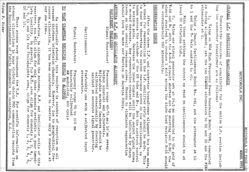 VT-71-M-A TS-4J; Motorola Inc. ex (ID = 726038) Television