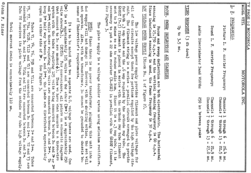 VT 71MB-A ; Motorola Inc. ex (ID = 726067) Televisore