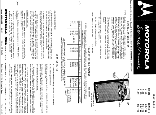 X11B Ch= HS-759; Motorola Inc. ex (ID = 1164537) Radio