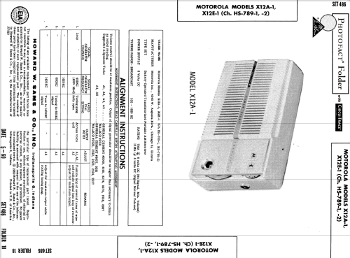 X12A-1 Ch= HS-789-1; Motorola Inc. ex (ID = 566425) Radio