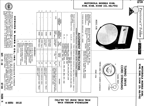 X14W Ch= HS-795; Motorola Inc. ex (ID = 516133) Radio