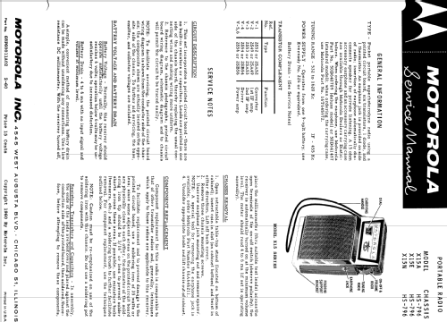 X15E Ch= HS-796; Motorola Inc. ex (ID = 1166967) Radio