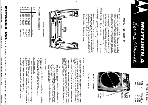 X17B Ch= HS-798; Motorola Inc. ex (ID = 1166893) Radio