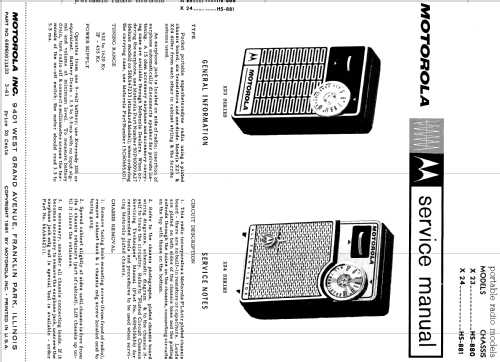 X23V Ch= HS-880; Motorola Inc. ex (ID = 1166124) Radio