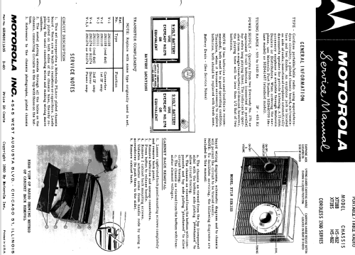 All Transistor XT18S Ch= HS-802; Motorola Inc. ex (ID = 1166851) Radio