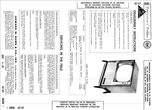 Y21K104W Ch= TS-552Y; Motorola Inc. ex (ID = 878706) Television