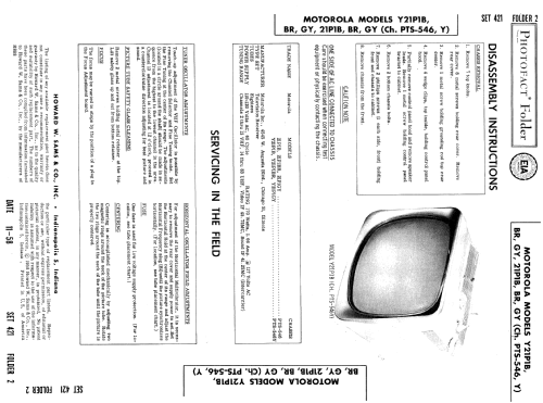 Y21P1GY Ch= PTS-546Y; Motorola Inc. ex (ID = 912835) Television