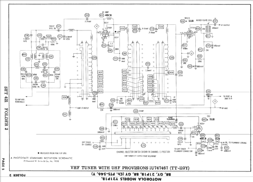 Y21P1GY Ch= PTS-546Y; Motorola Inc. ex (ID = 912839) Television