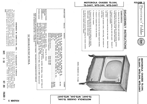 Y21T42B TS-544Y; Motorola Inc. ex (ID = 2563179) Televisore