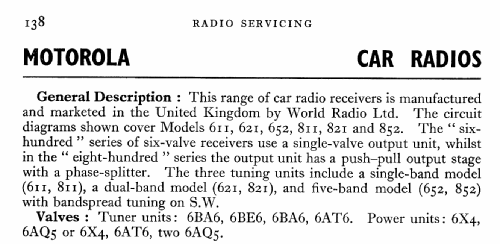 621; Motorola; London (ID = 558792) Car Radio