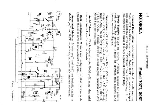 808T; Motorola; London (ID = 721107) Car Radio