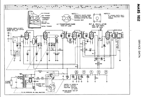 MABS1052; Mullard Radio (ID = 1979224) Radio