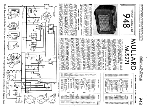 MUS271; Mullard Wireless, (ID = 2275595) Radio