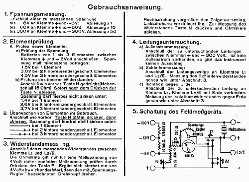 Feldmeßgerät ; Müller & Ziegler; (ID = 326183) Equipment