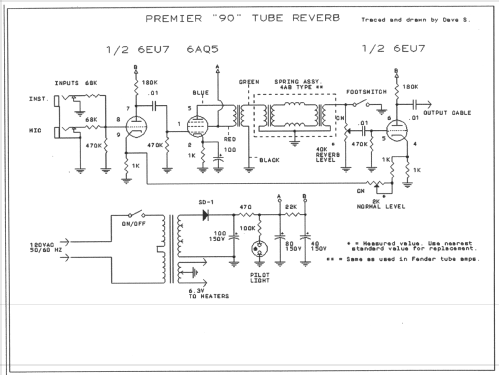 Premier 90 Reverb ; Multivox Corporation (ID = 821735) Ampl/Mixer