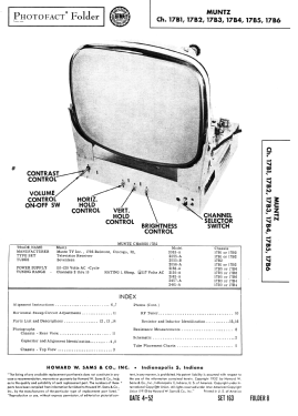 2053-A Ch= 17B1 or 17B2; Muntz TV Inc.; (ID = 3036897) Television