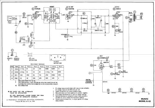 R-10 ; Muntz TV Inc.; (ID = 722578) Radio