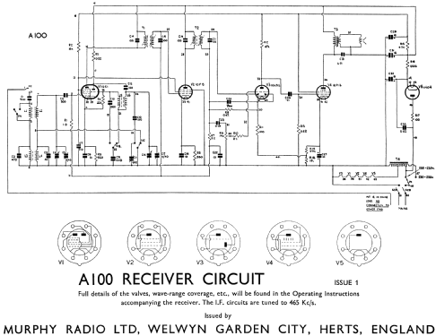 A100; Murphy Radio Ltd.; (ID = 234317) Radio