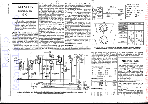 All-Wave A36; Murphy Radio Ltd.; (ID = 2445212) Radio