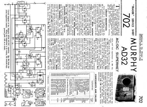 AD32 ; Murphy Radio Ltd.; (ID = 2173930) Radio