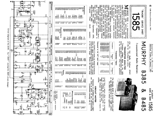 B385; Murphy Radio Ltd.; (ID = 1328821) Radio