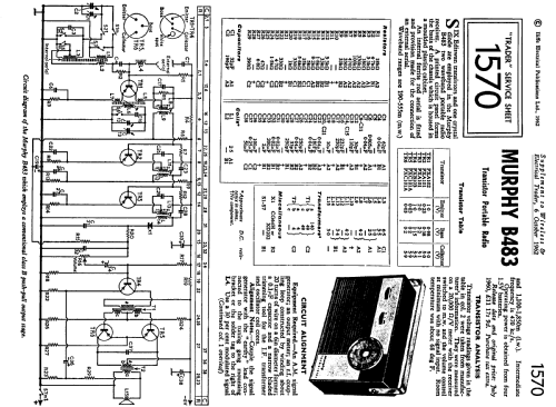 B483; Murphy Radio Ltd.; (ID = 1327891) Radio