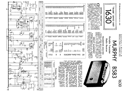 B583; Murphy Radio Ltd.; (ID = 1331001) Radio