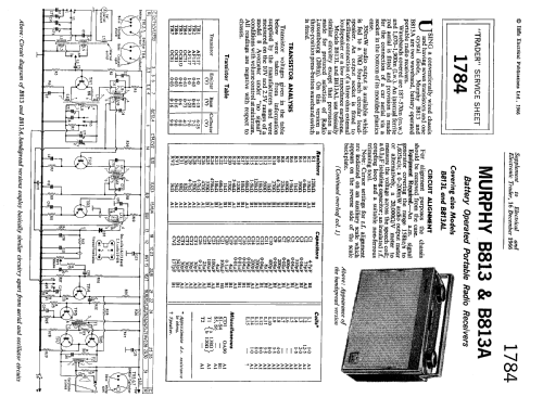 B813; Murphy Radio Ltd.; (ID = 2309795) Radio