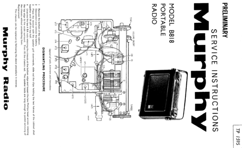 B818; Murphy Radio Ltd.; (ID = 226391) Radio