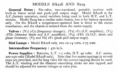 BA 228; Murphy Radio Ltd.; (ID = 555389) Radio