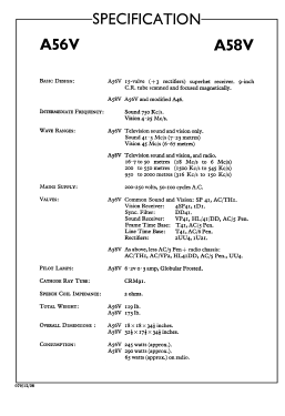 Television & Radio Combination A58V; Murphy Radio Ltd.; (ID = 2741188) TV Radio