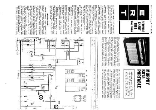 Transistor 8 B815; Murphy Radio Ltd.; (ID = 489288) Radio