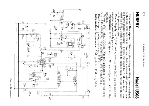 U506; Murphy Radio Ltd.; (ID = 597948) Radio