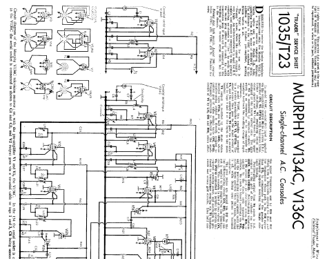 V136C; Murphy Radio Ltd.; (ID = 1016750) Televisión