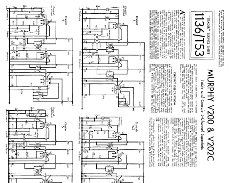 V200C; Murphy Radio Ltd.; (ID = 1027004) Fernseh-E