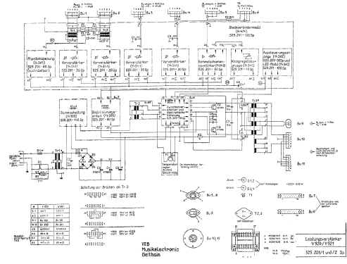 Universal-Mischverstärker V921; Musikelectronic (ID = 876079) Verst/Mix