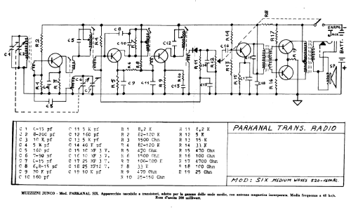 SIX ONDE MEDIE SM 659; Muzzini Junco & C s. (ID = 1877594) Radio
