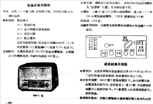 Xiongmao 熊猫 Panda 506-1; Nanjing 南京无线电厂 (ID = 787598) Radio