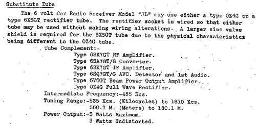 Air Chief JL; Air Chief, brand of (ID = 1976417) Car Radio