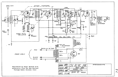 National 5V Junior EC; National Brand, (ID = 3024182) Radio