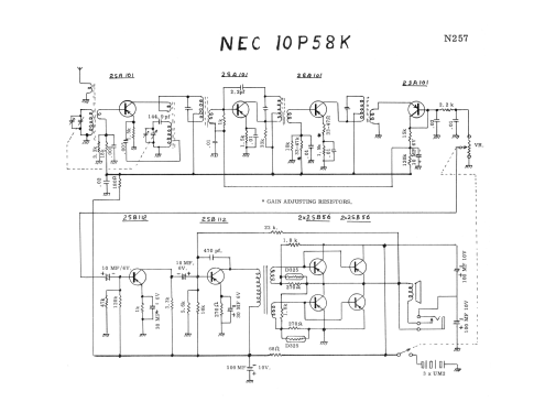 NT-10P58K; NEC Corporation, (ID = 2735711) Radio