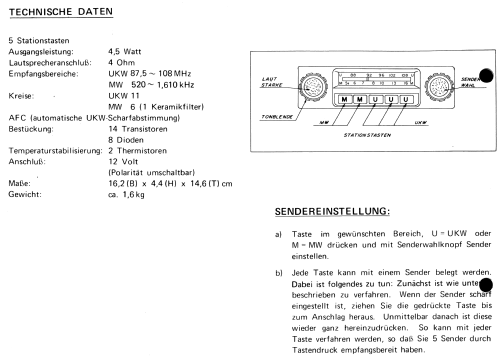 829/552NA; Neckermann-Versand (ID = 660611) Car Radio