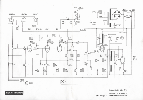 MK123 823Y-07; Neckermann-Versand (ID = 2568392) R-Player