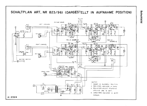 Stereo-Volltransistor Studio-Cassetten-Tonbandgerät 823/961; Neckermann-Versand (ID = 1442808) R-Player