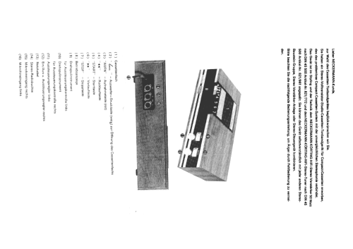 Stereo-Volltransistor Studio-Cassetten-Tonbandgerät 823/961; Neckermann-Versand (ID = 1442812) R-Player