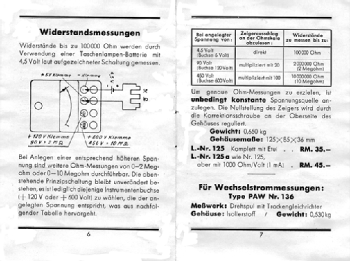 Präzisions-Prüfinstrument PA; Neuberger, Josef; (ID = 1435013) Ausrüstung
