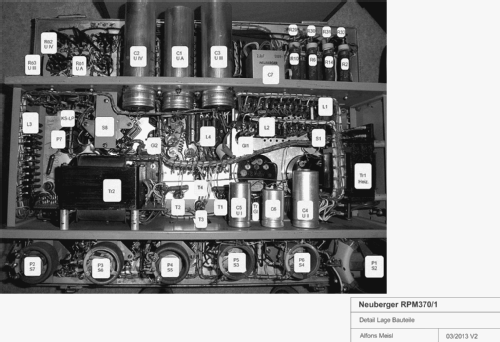 Röhrenmeßplatz RPM370/1; Neuberger, Josef; (ID = 1413306) Equipment